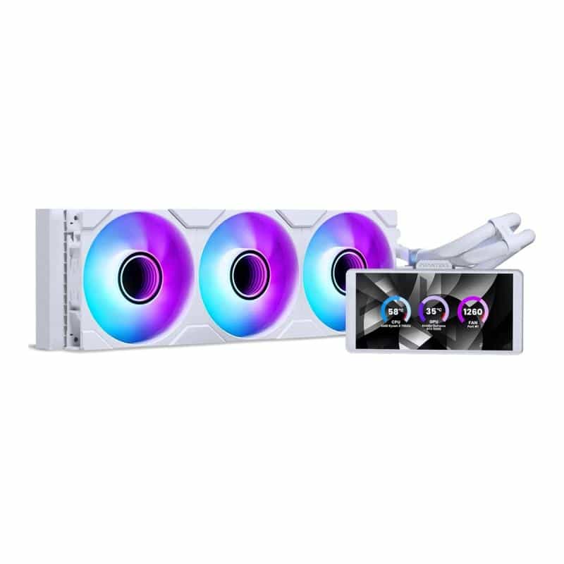 PHANTEKS Glacier One 360M25 LCD weiß AiO-Wasserkühlung