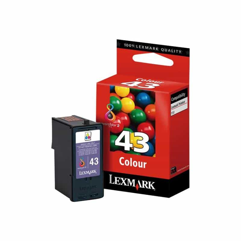 LEXMARK Cartridge No. 43 Farbe (Cyan, Magenta, Gelb) Tintenpatrone