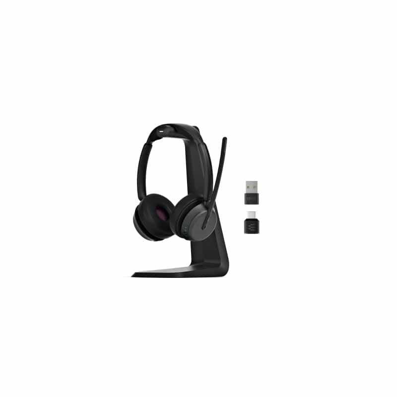 EPOS IMPACT 1000 MS UC ANC WL USB-C+A Stand On-Ear Bluetooth Headset inkl. Ladestation