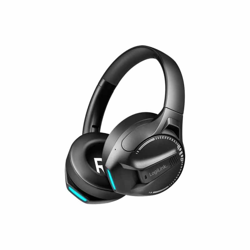LOGILINK BT0070 Over Ear Kopfhörer Bluetooth® Schwarz