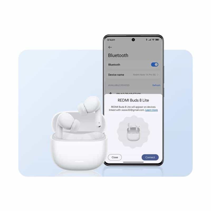 XIAOMI REDMI Buds 8 Lite, White