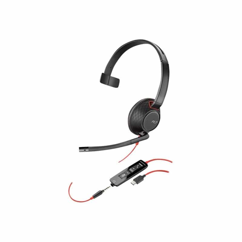 PLANTRONICS Headset Blackwire USB-C C5210