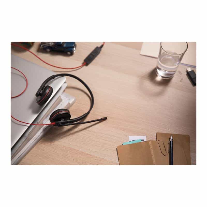 PLANTRONICS Headset Blackwire C3225 binaural USB-C & 3,5 mm