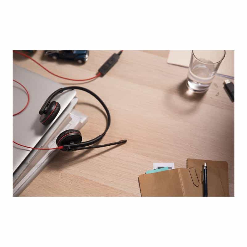 PLANTRONICS Headset Blackwire C3225 binaural USB & 3,5 mm