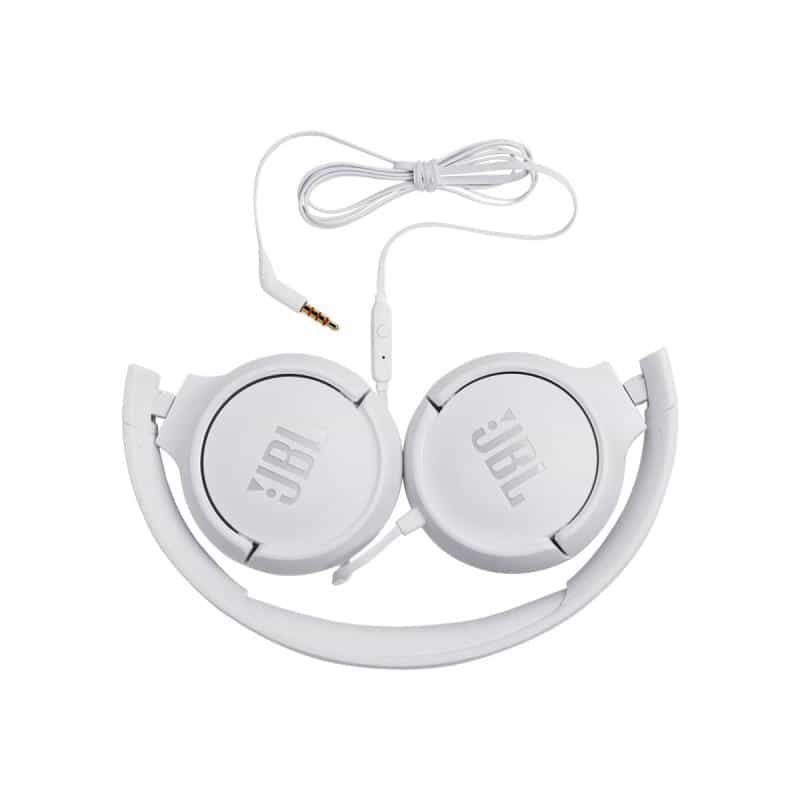 JBL Tune 500 Kopfhörer On Ear Faltbar, Headset Weiß