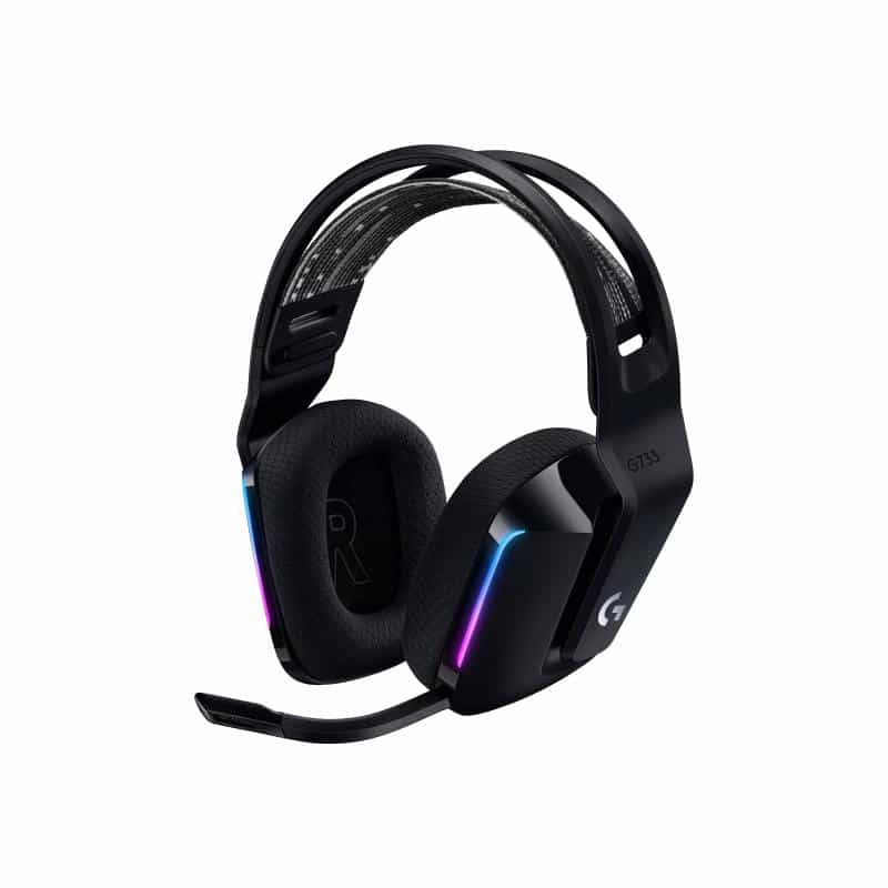 LOGITECH G733 LIGHTSPEED WirelessRGBHeadset BLACK