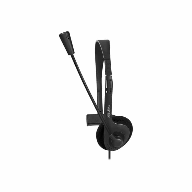 LOGILINK Headset Mono, with Microphone, 1x 3.5mm, ecofriendly