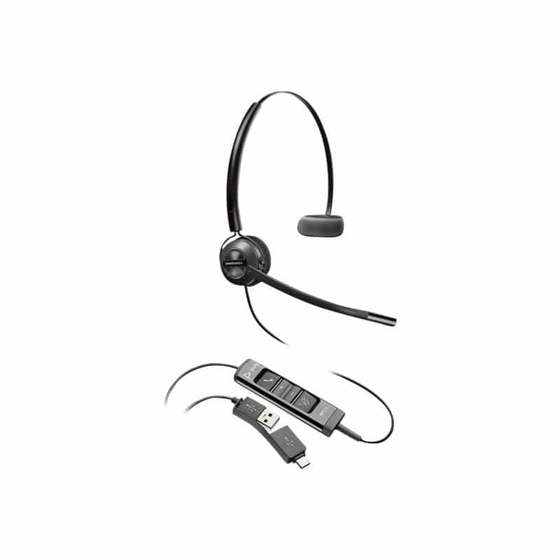 POLY Headset EncorePro 545 konvertibel USB-A