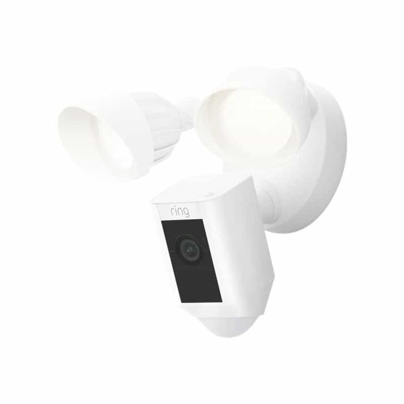 RING Floodlight Cam Wired Plus - Netzwerk-Überwachungskamera - Außenbereich - wetterfest - Farbe (Ta