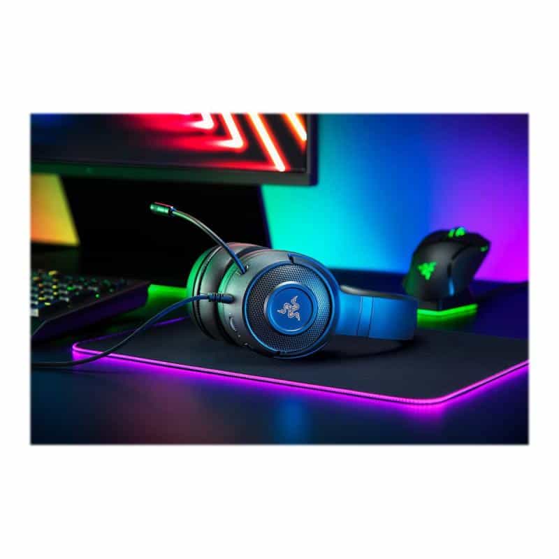 RAZER Kraken V3 X Gaming Over Ear Headset kabelgebunden Virtual Surround Schwarz Headset, Lauts