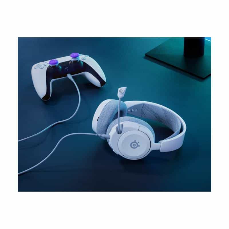 STEELSERIES Arctis Nova 1P Gaming Over Ear Headset kabelgebunden Stereo Weiß Mikrofon-Rauschunt