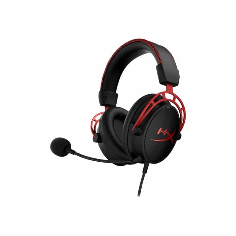 KINGSTON HyperX Cloud Alpha Red Gaming Over Ear Headset kabelgebunden Stereo Schwarz/Rot Lautstärker