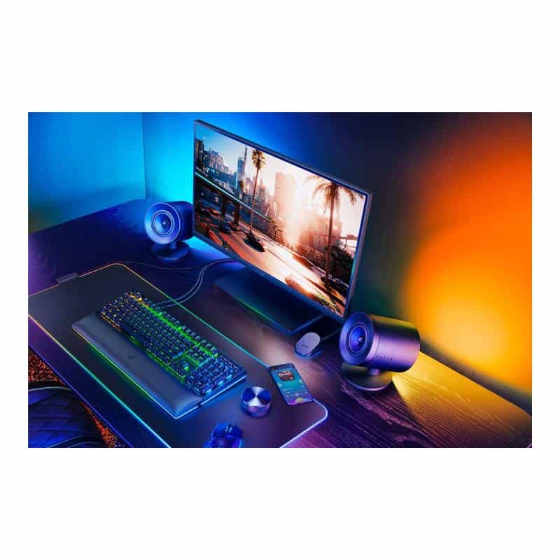 RAZER Nommo V2 Pro Full-Range-2.1 Gaming-Lautsprecher & Subwoofer für PC