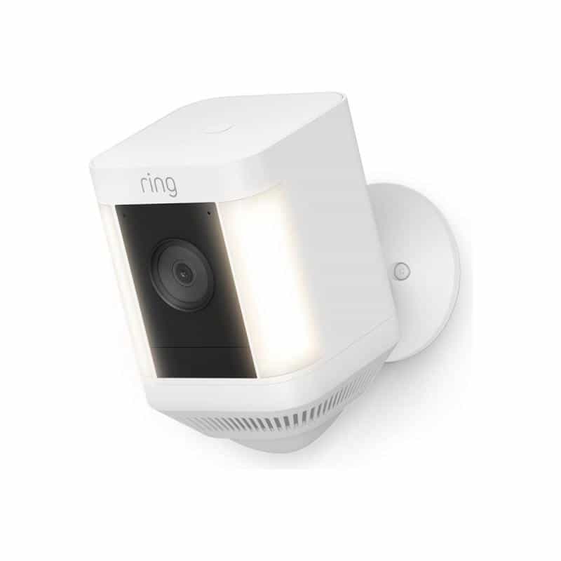 RING Spotlight Cam Plus - Battery - White 8SB1S2-WEU0 WLAN IP Überwachungskamera 1920 x 1080 Pi