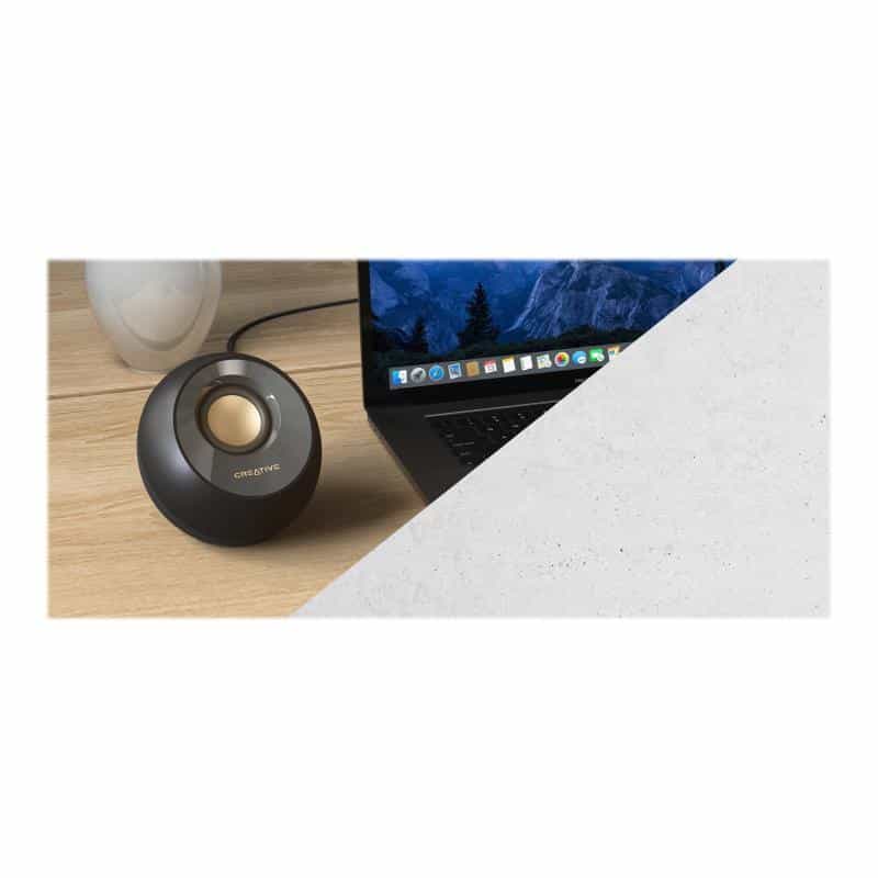 CREATIVE LABS Aktivbox Pebble V2   2.0 Schwarz