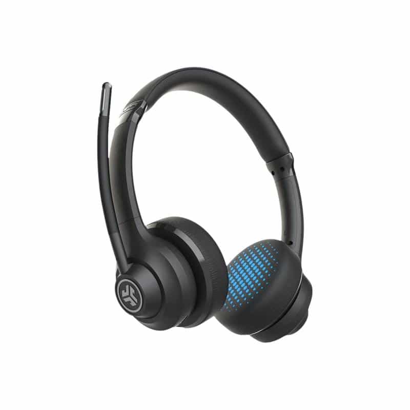 JLAB GO Work Wireless Bluetooth On-Ear Headset 45 Stunden Spielzeit, Eingebautes Mikrofon