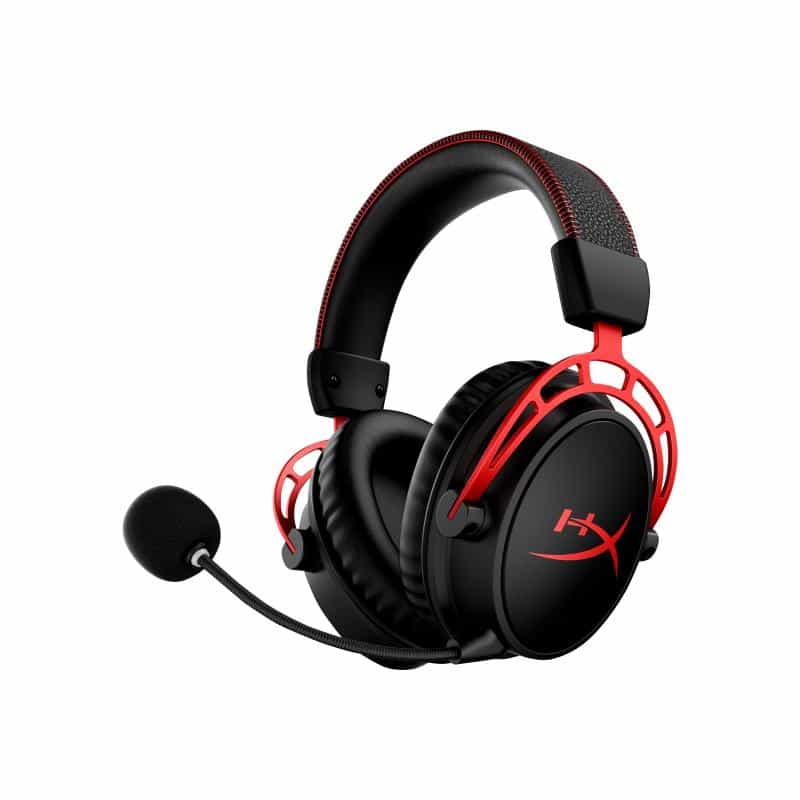 KINGSTON HyperX Cloud Alpha Gaming Headset (Stereo, ohrumschließend, kabellos, schwarz-rot, 300 Stun