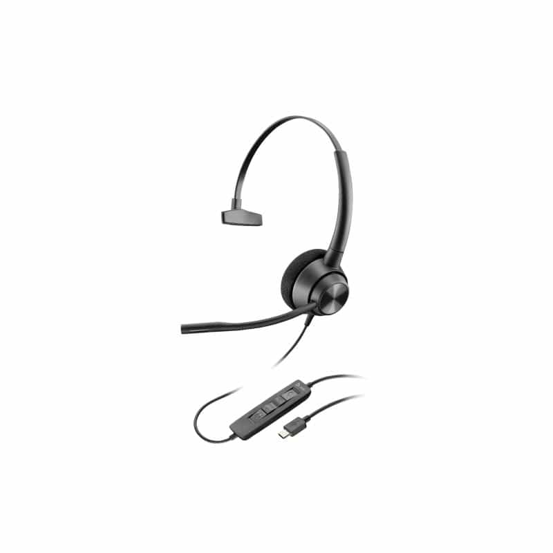 HP Poly EncorePro 310 USB-C Monoaural Headset TAA