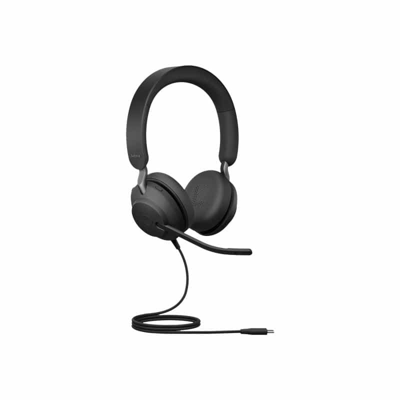 GN NETCOM JABRA Evolve2 40 SE USB-C UC Stereo Ext. Cord Evolve2 40 USB-C Stereo headset UC Soft pouc