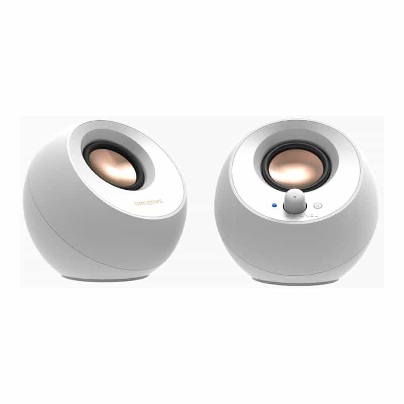 CREATIVE LABS Pebble V3 (weiß, Bluetooth, USB-C, Klinke)