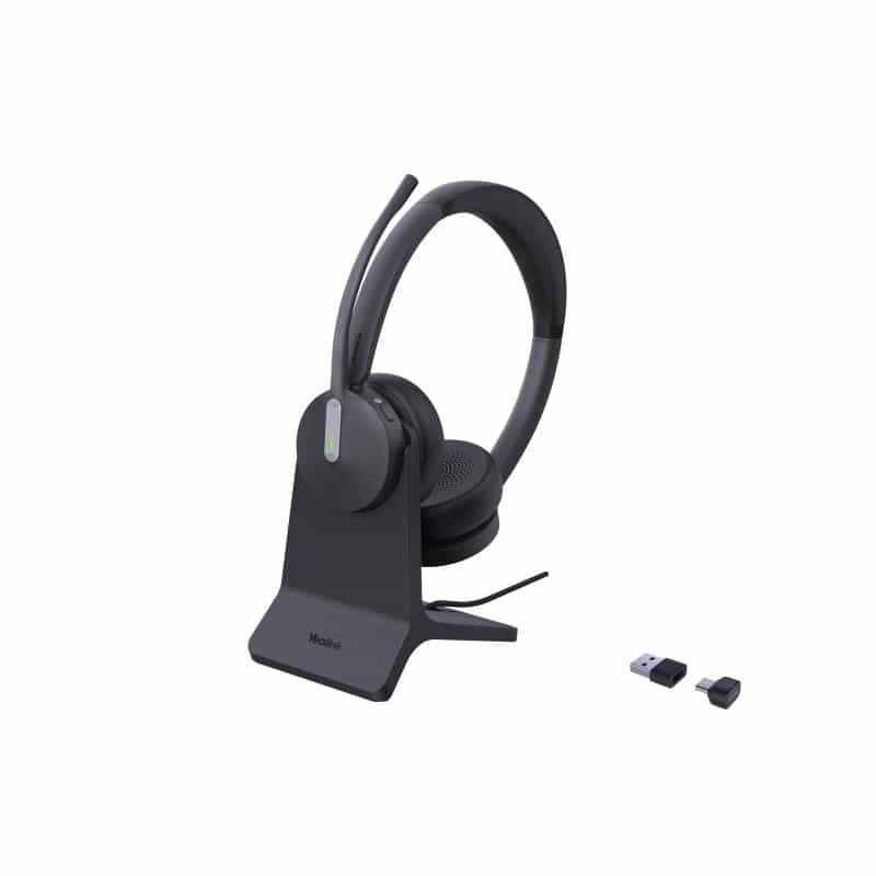 YEALINK Headset BH70 Dual Teams inkl. Ladeständer USB-C/A