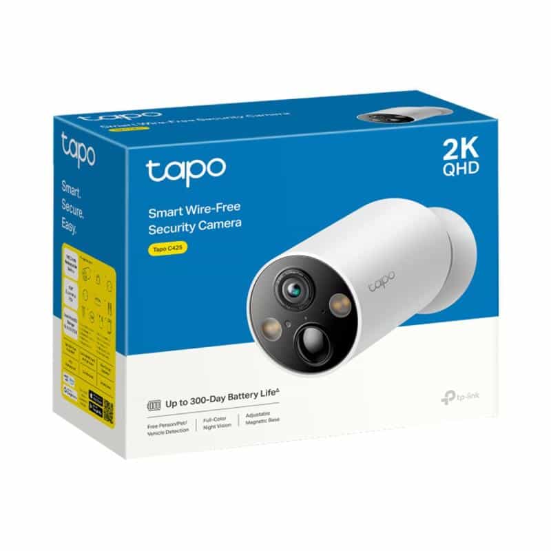 TP-LINK Tapo C425 - IP-Sicherheitskamera - Draußen - Kabellos - Decke/Wand