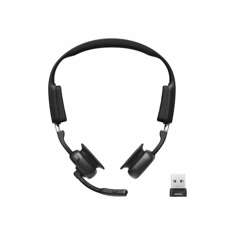 SHOKZ AfterShokz OpenMeet UC with USB-A adapter