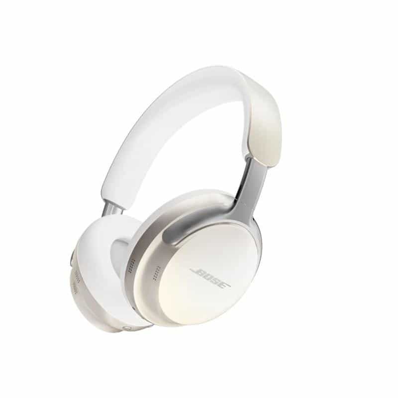 BOSE QuietComfort Ultra Wireless Wired Headphones Beige White
