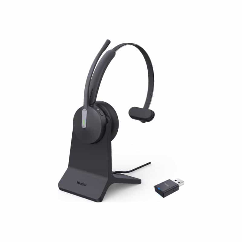 YEALINK WH64 Hybrid Mono Teams mit Charging Stand DECT Headset