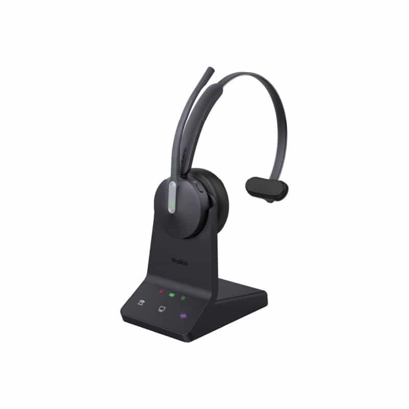 YEALINK WH64 Mono Teams (schwarz, DECT, Bluetooth, Ladestation, USB)