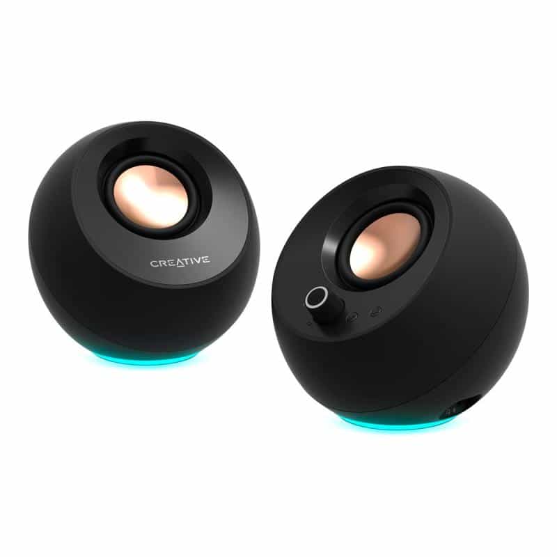 CREATIVE LABS Aktivbox Pebble Pro 2.0,Bluetooth 5.3,RGB schwarz