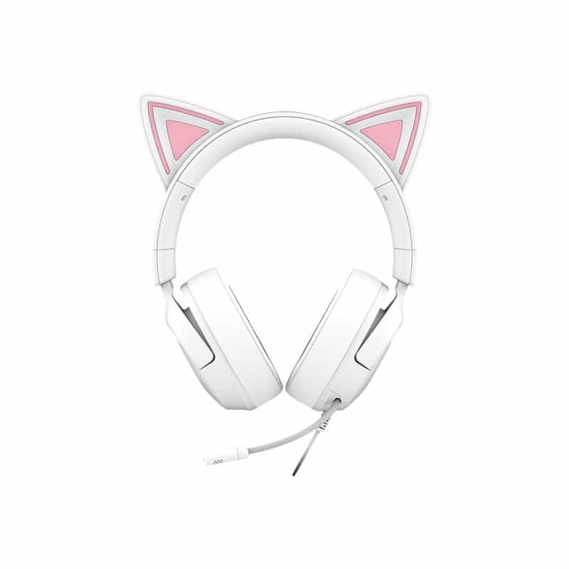 RAZER Kraken Kitty V3 X Weiß - Kabelgebundenes Kitty-Headset für Gaming