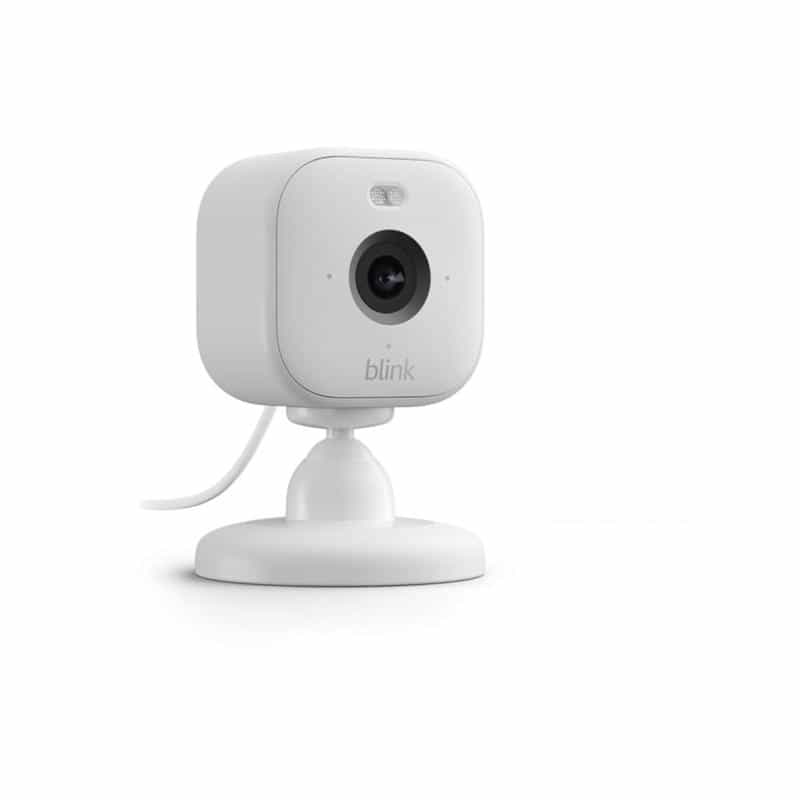 AMAZON Blink Mini 2 - smarte Plug-in-Sicherheitskamera mit HD-Nachtsicht, weiß