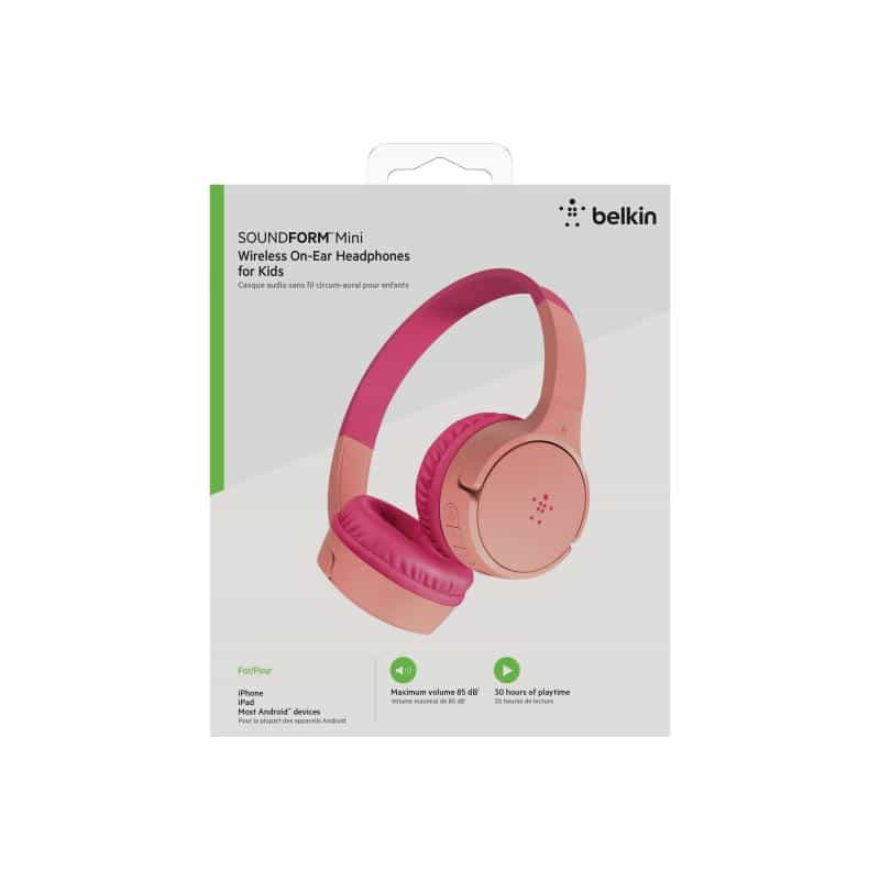 BELKIN SoundForm kabelgeb.On-Ear Kopfhörer f.Kinder,pk.AUD010hqPK