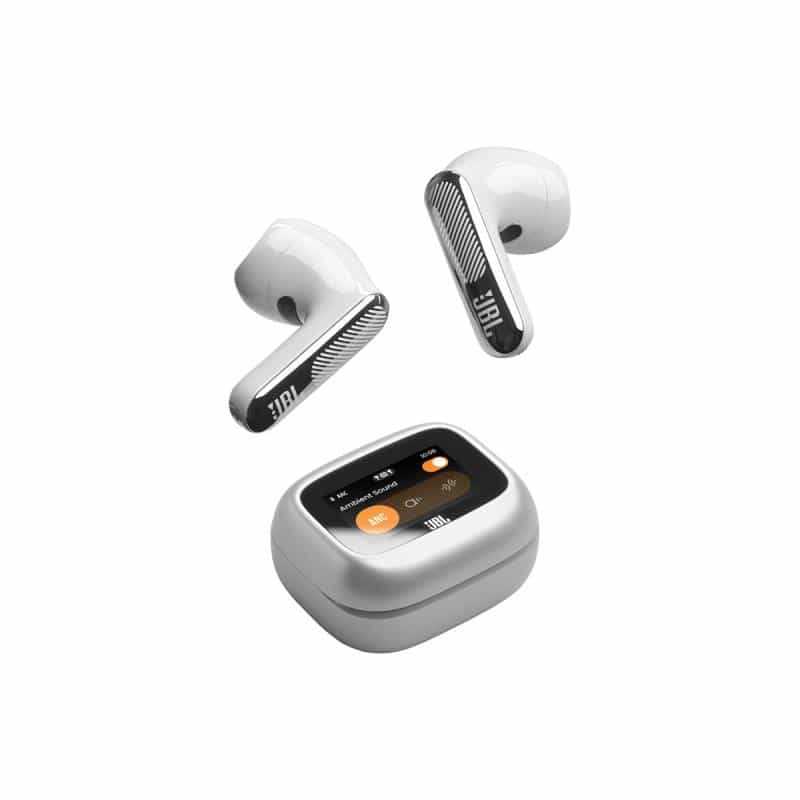 JBL LIVE Flex 4 True-Wireless In-Ear Bluetooth Kopfhörer silber Noise Cancelling