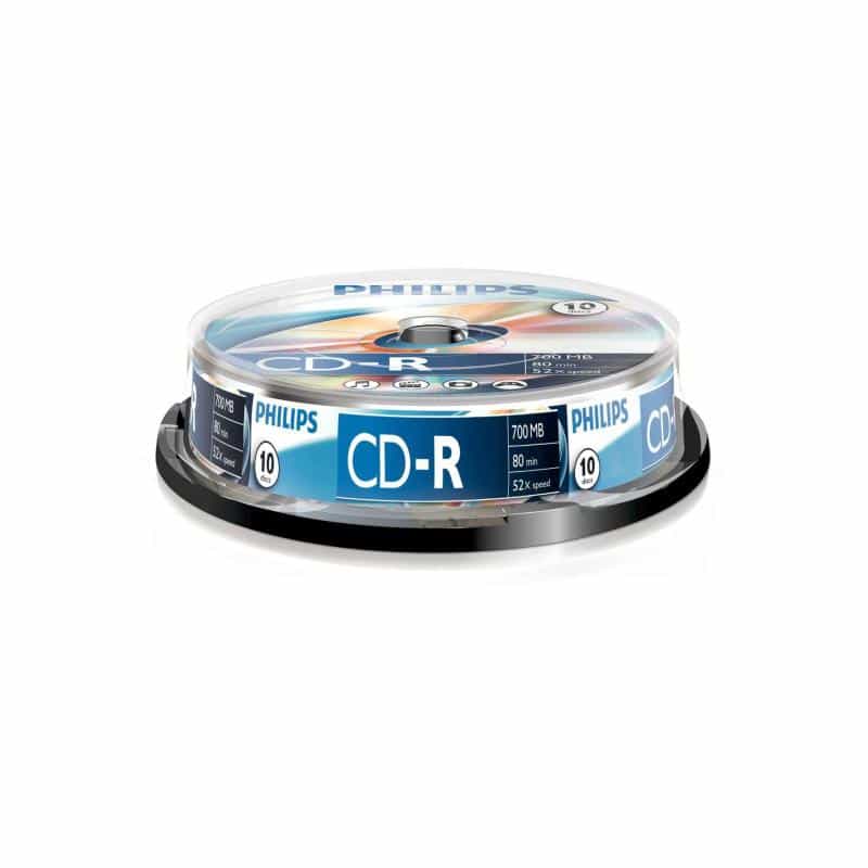 CD-R Philips 700MB 10pcs Spindel 52x