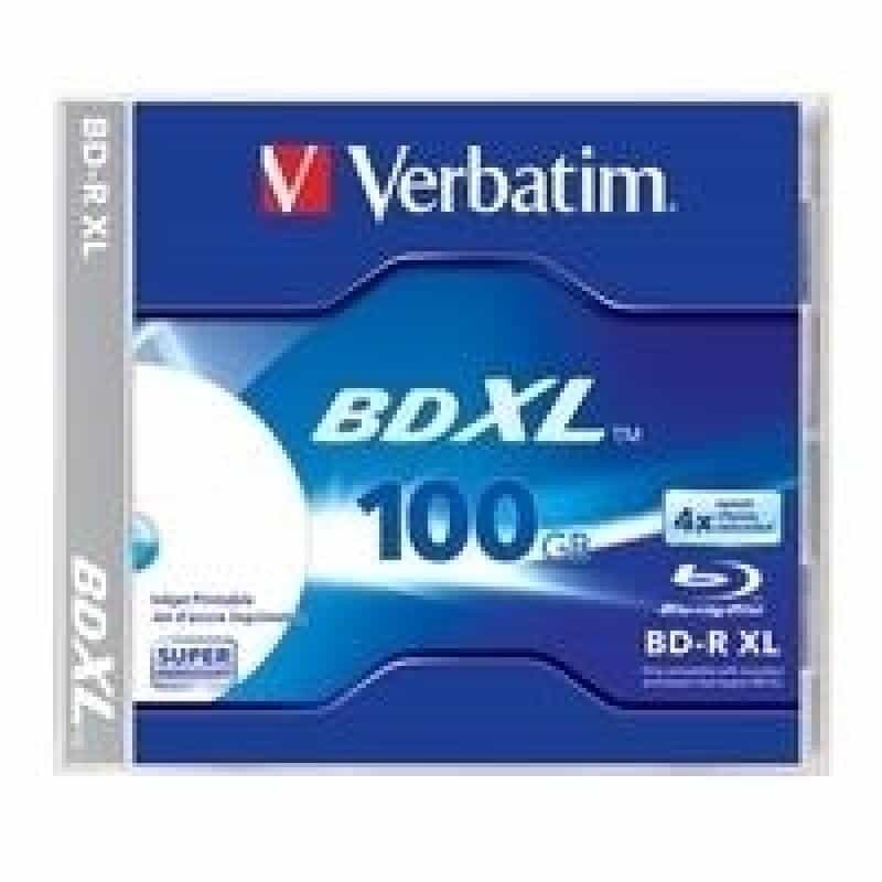 VERBATIM BD-R XL 100GB 4X SINGLE PACK