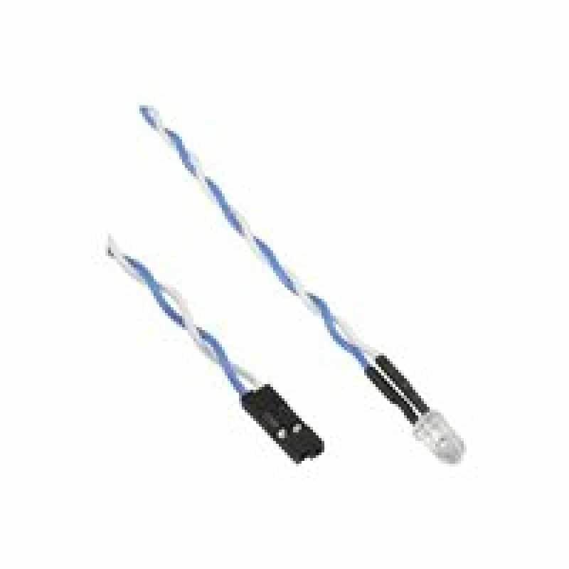 INLINE ® HDD-LED / Power-LED für Mainboard-Anschluss, blau, 5mm, 0,9m