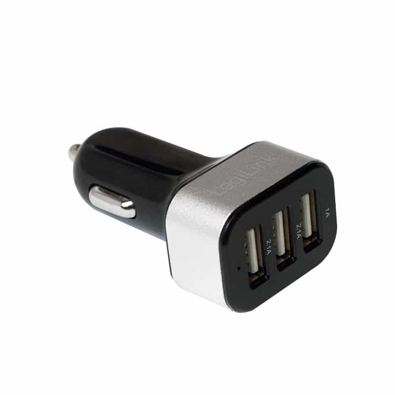 LOGILINK - USB Universal Charger, 5100 mAh, 3-Port USBh
