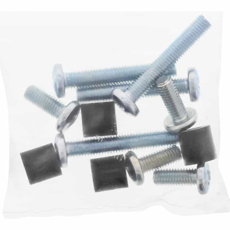 INLINE ® 8er Schraubenset 4x M8x20mm, 4x M8x50mm und 4x 15mm Abstandhalter für Wandhalterung