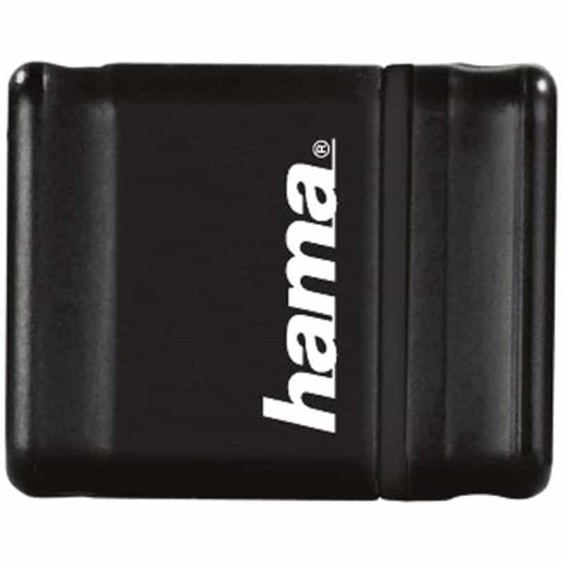 HAMA USB-Stick 16 GB Hama Smartly Schwarz 94169 USB 2.0