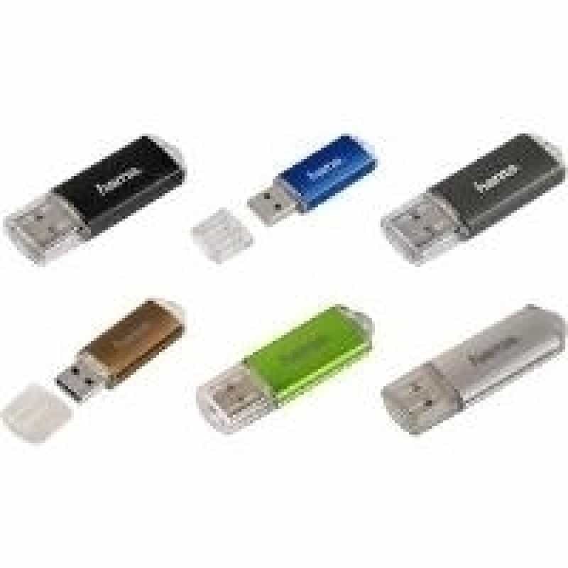 HAMA USB-Stick 16 GB Hama Laeta Grau 90983 USB 2.0