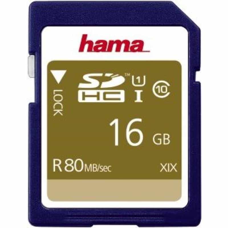 HAMA SDHC 16GB Class 10 UHS-I 80MB/S