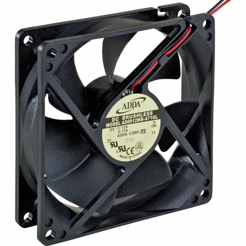ADDA Axiallüfter 12 V/DC 83.9 m³/h (L x B x H) 92 x 92 x 25 mm ADDA AD0912MB-A71GL