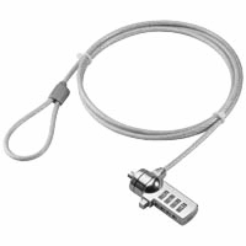 WENTRONIC Goobay PC Notebook Sicherheitsschloss - sichern Sie Ihr Notebook gegen Diebstahl (93038)
