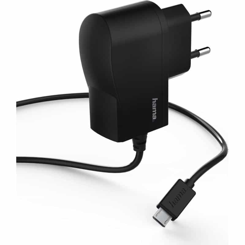 HAMA - Netzteil - 5 Watt - 1 A (Mikro-USB Typ B (nur Strom)) - Schwarz (00173670)