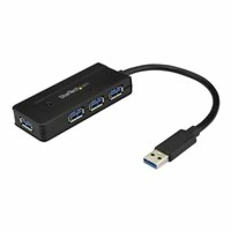 STARTECH.COM USB 3.0 Hub 4 Port - mit Ladeanschluss - inkl. Netzteil - USB Port Erweiterung