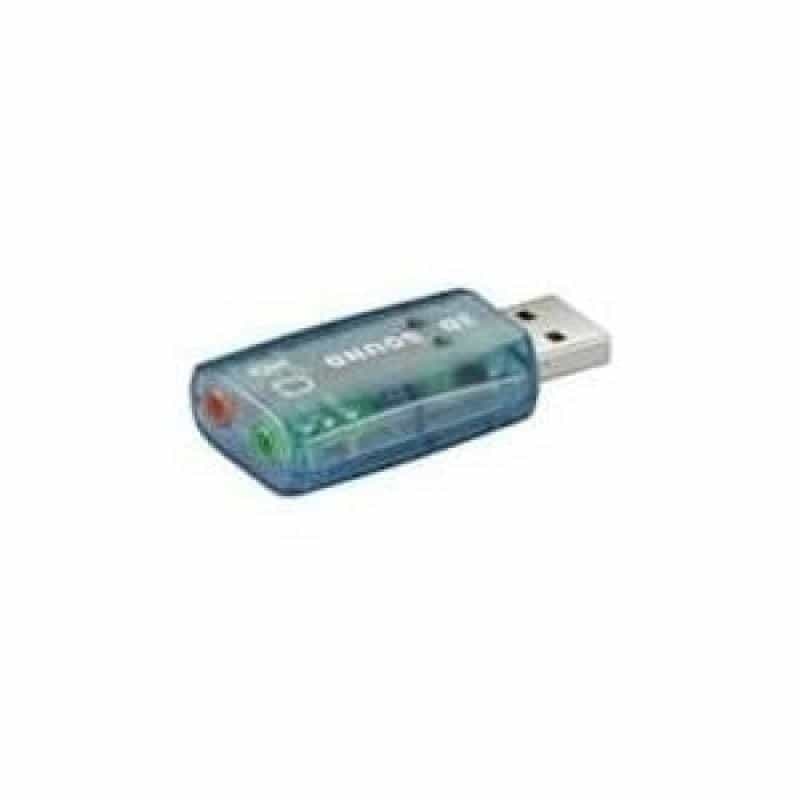 M-CAB Wentronic Goobay USB 2.0 Soundkarte, Transparent