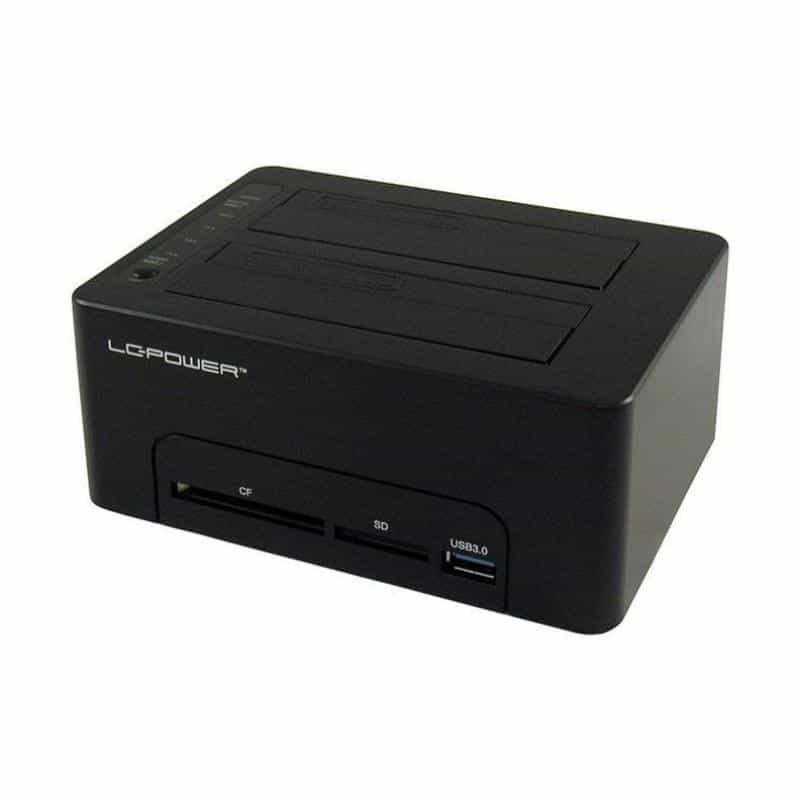 LC-POWER Dockingstation LC-Power USB 3.0 2-Bay 2,5″/3,5″HDD/SSD + Hub LC-POWER Dockingstation LC-Power USB 3.0 2-Bay 2,5″/3,5″HDD/SSD + Hub
