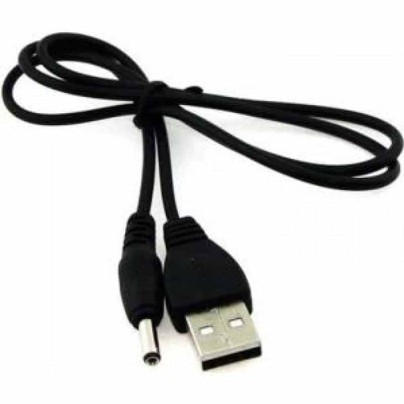ALLNET USB_DC_5.5MM_1M Universal Schwarz Netzteil und Spannungsumwandler (USB_DC_5.5_90°_1m)